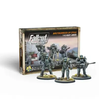 Figurine fallout ww brother of steel heavy armour (t45)